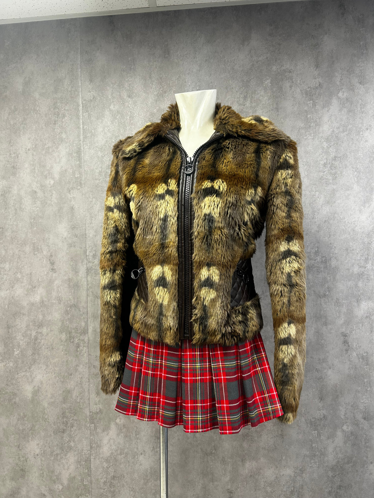 Vintage mango fur coat