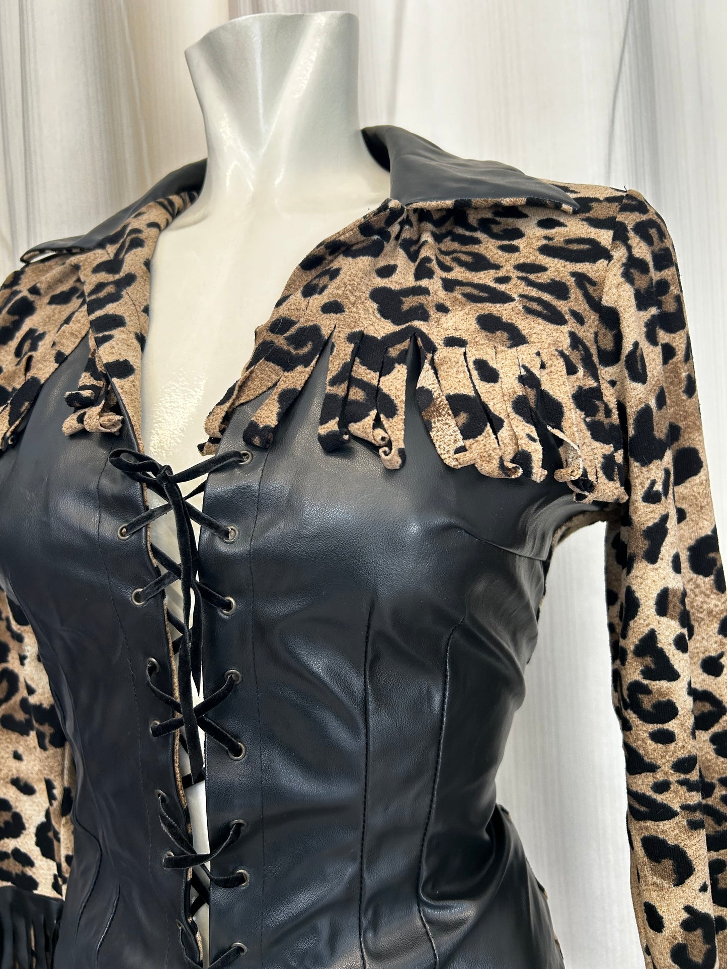 Vintage animal print top