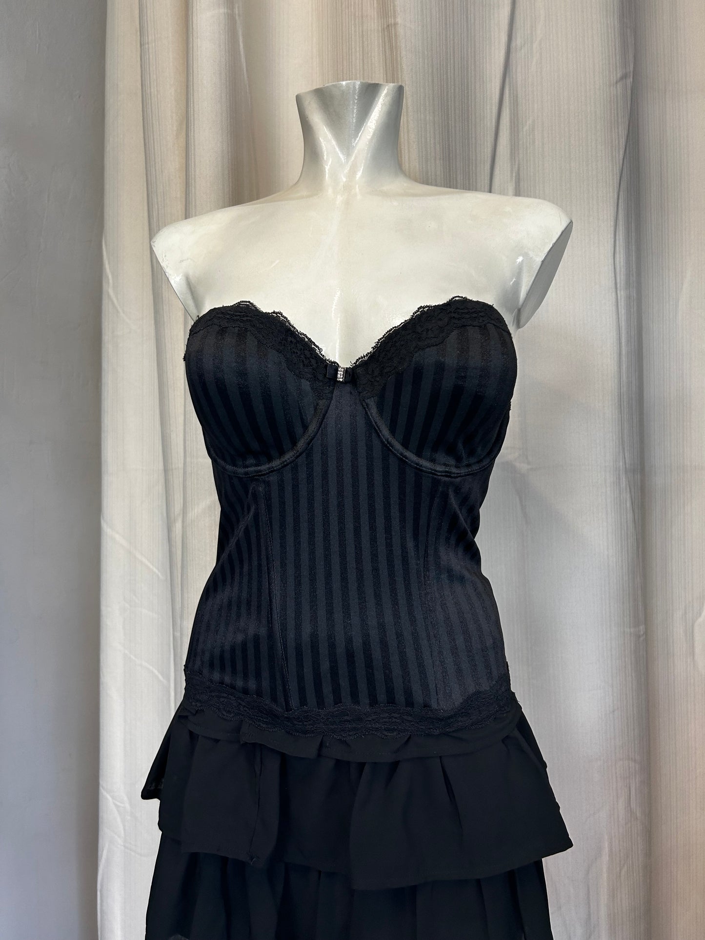 Black corset top
