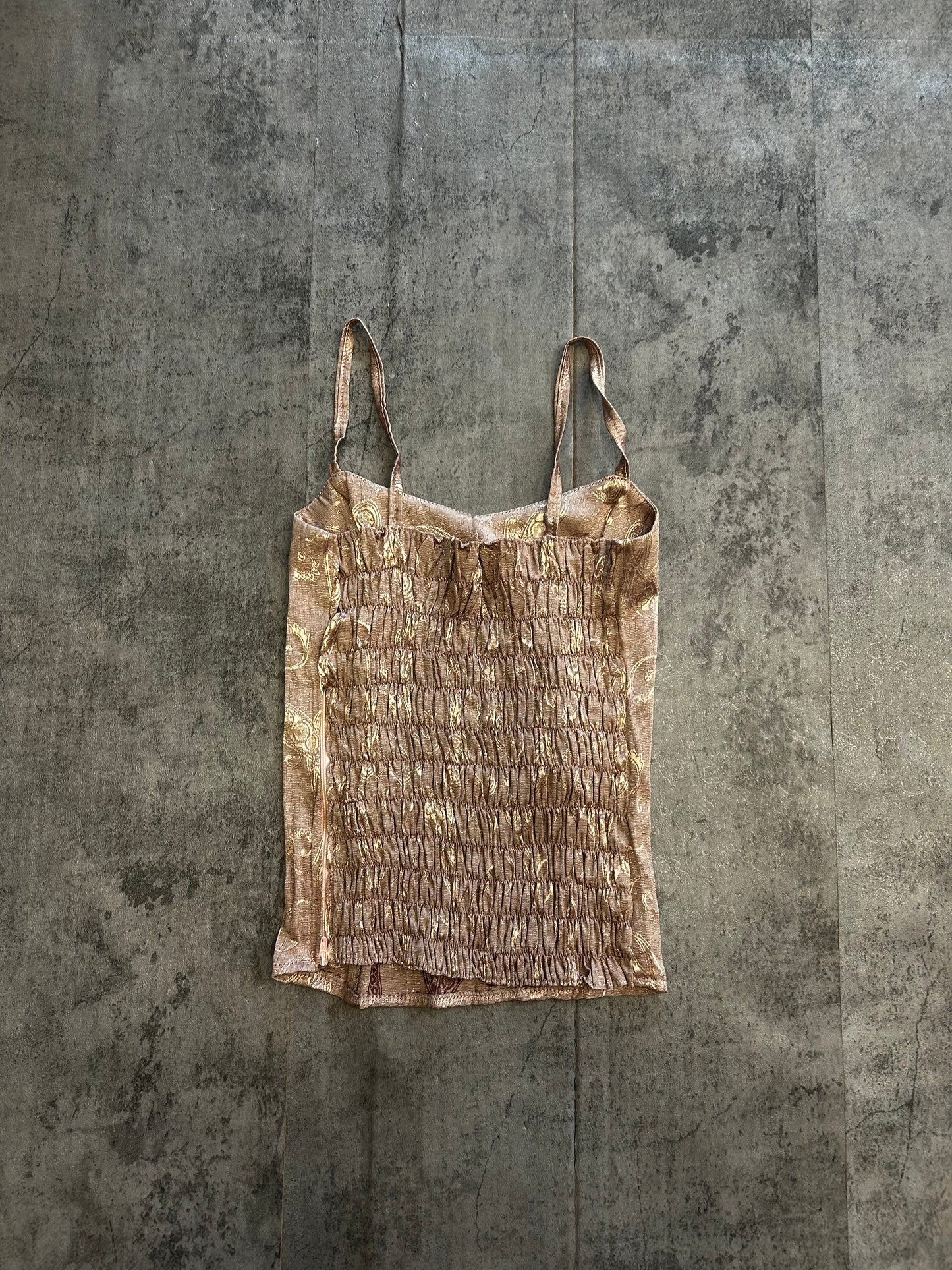 Vintage satin top