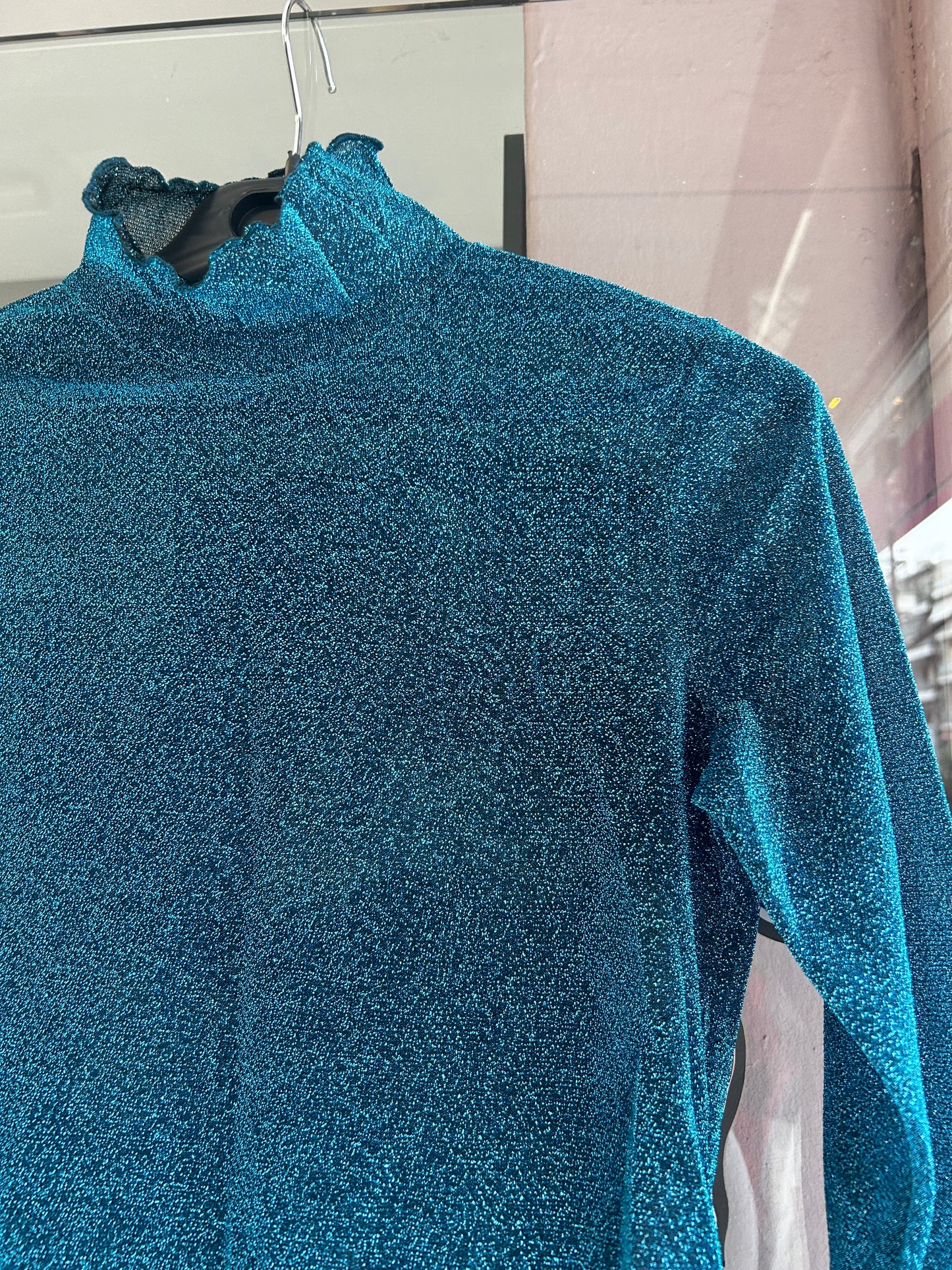 Sparkly mesh top