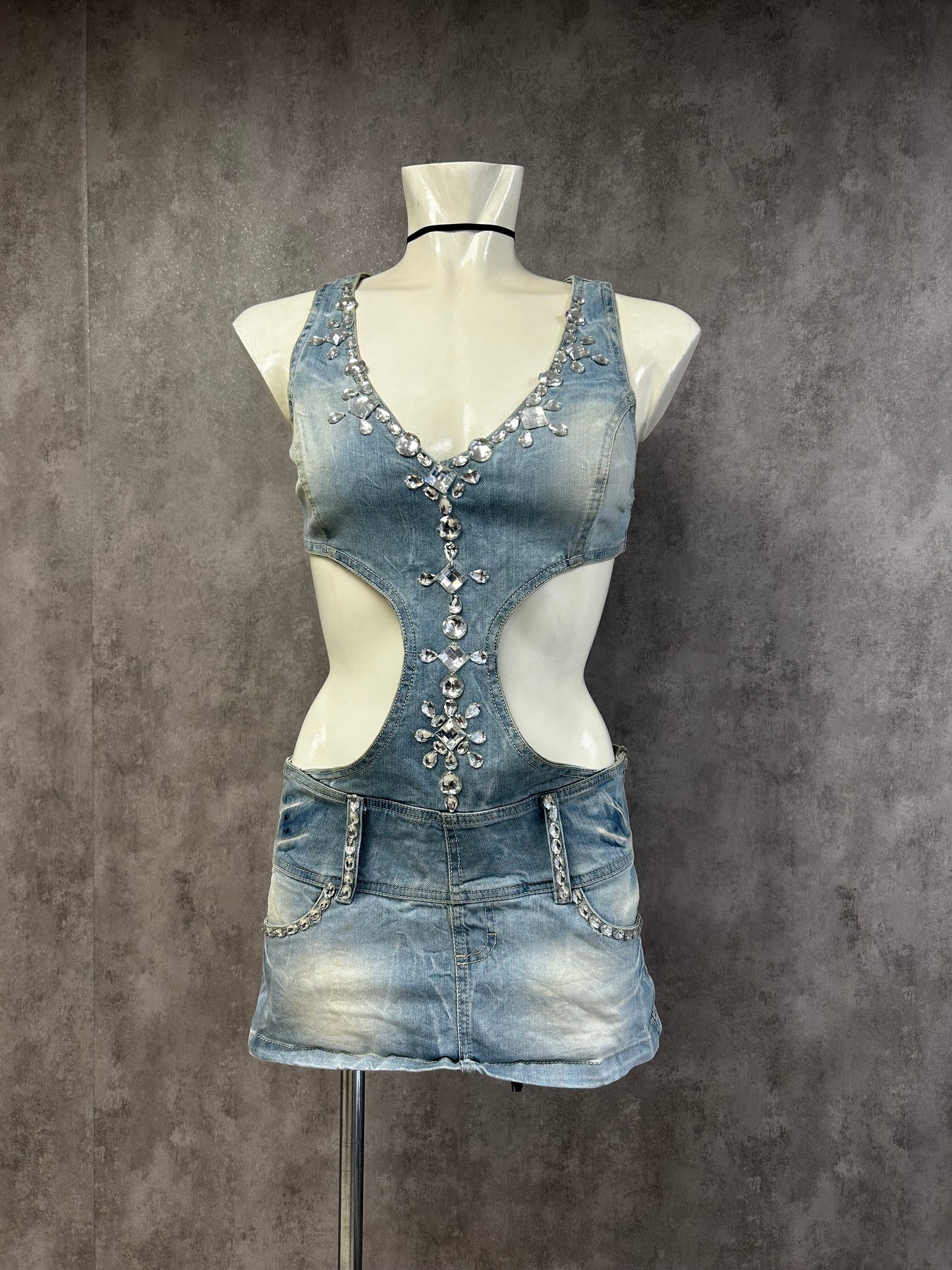 Y2K mexton denim dress
