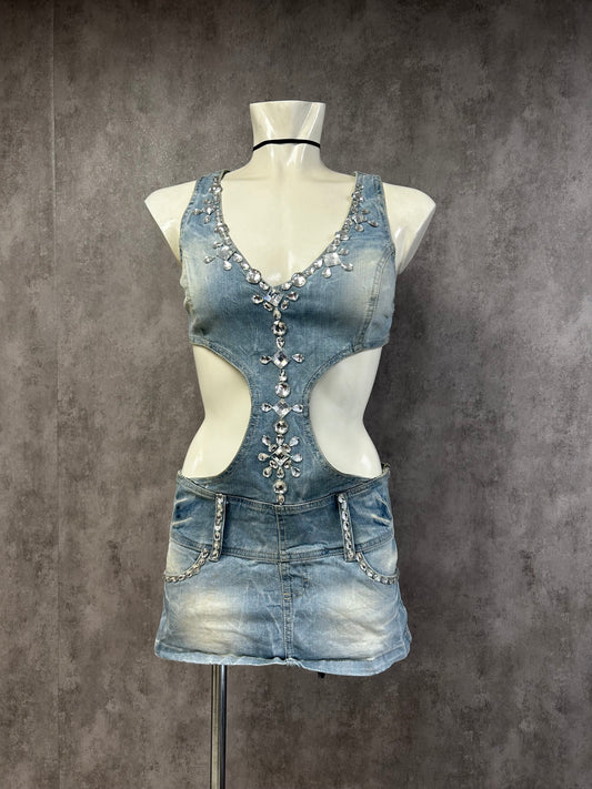 Y2K mexton denim dress