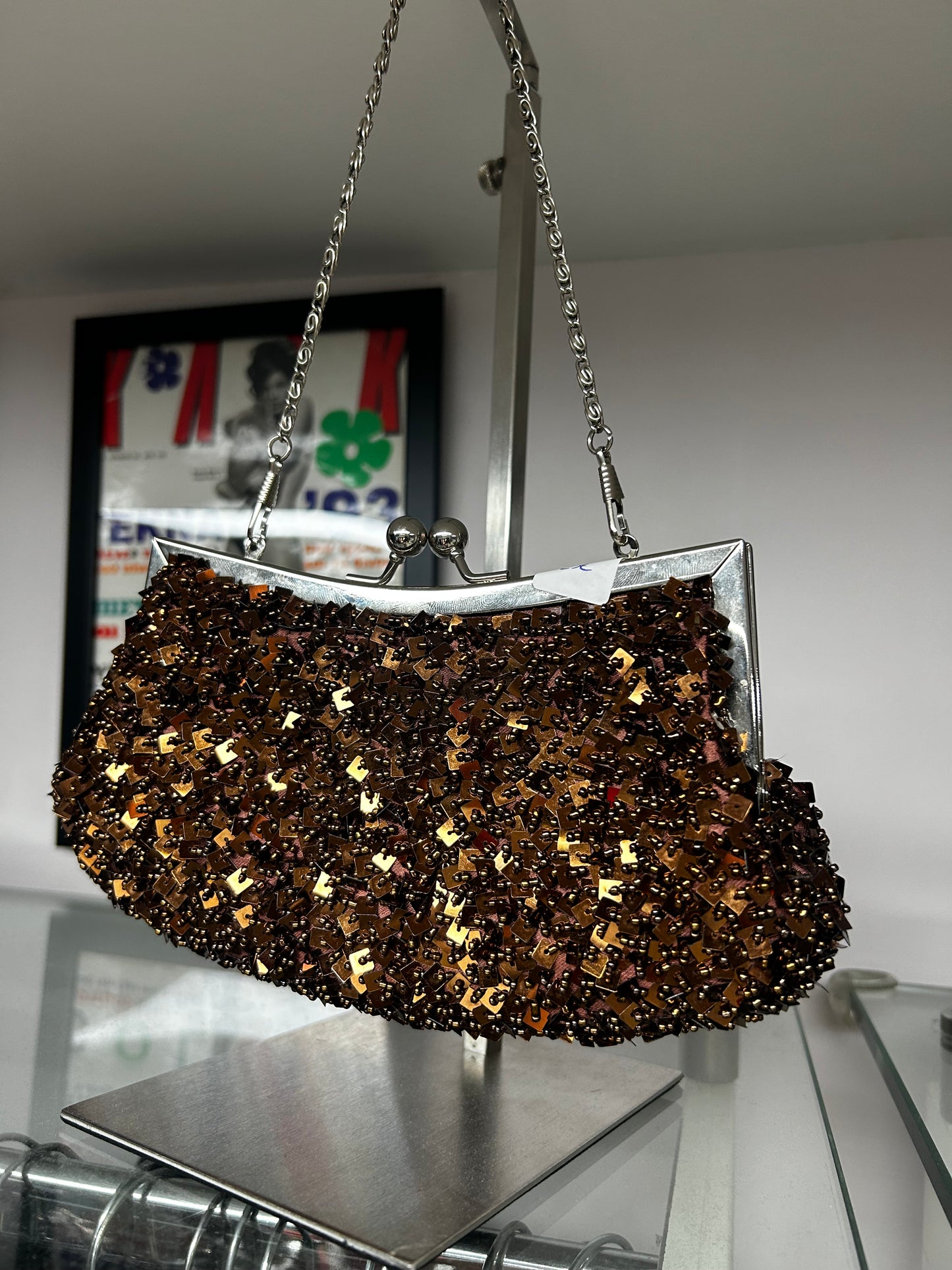 Vintage sequin bag
