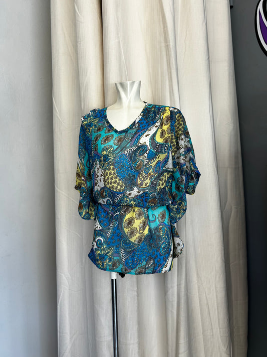 Vintage mesh beachwear top-dress