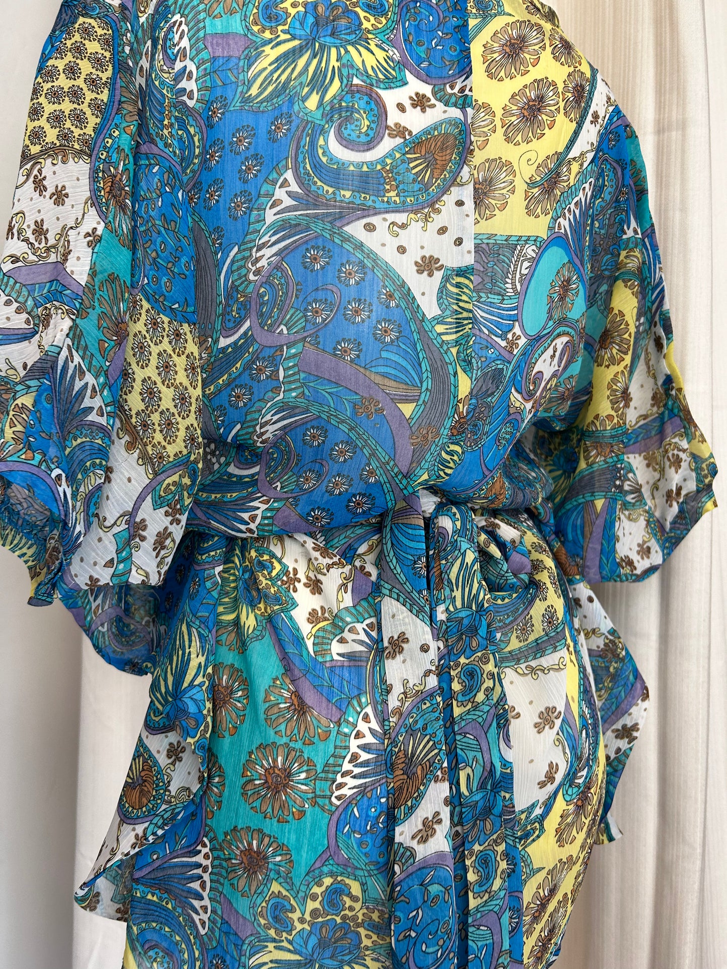 Vintage mesh beachwear top-dress