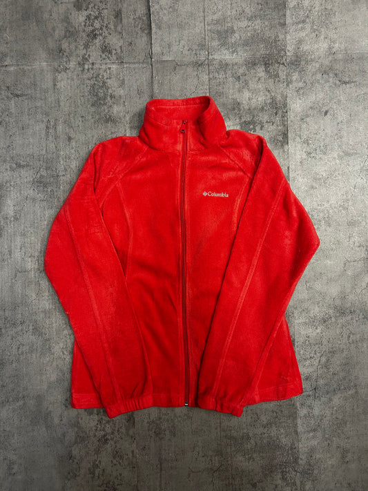Columbia orange fleece jacket