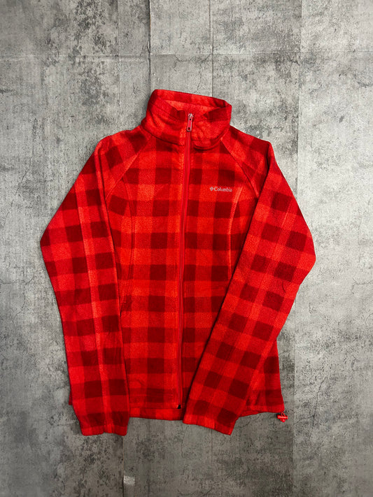 Columbia orange fleece jacket