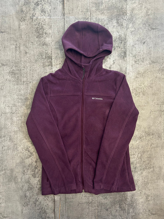 Columbia purple fleece jacket