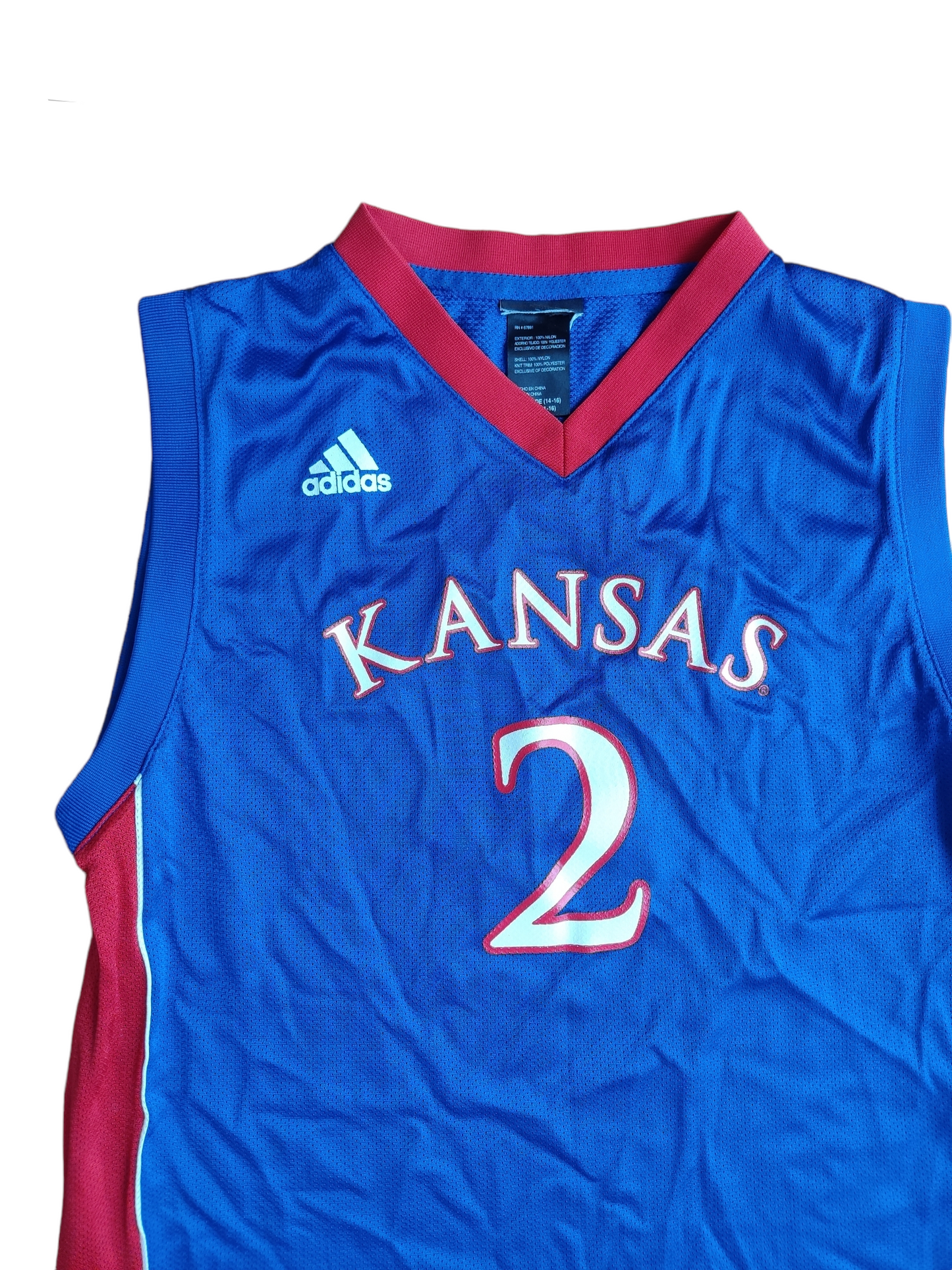 Adidas Kansas athletic shirt